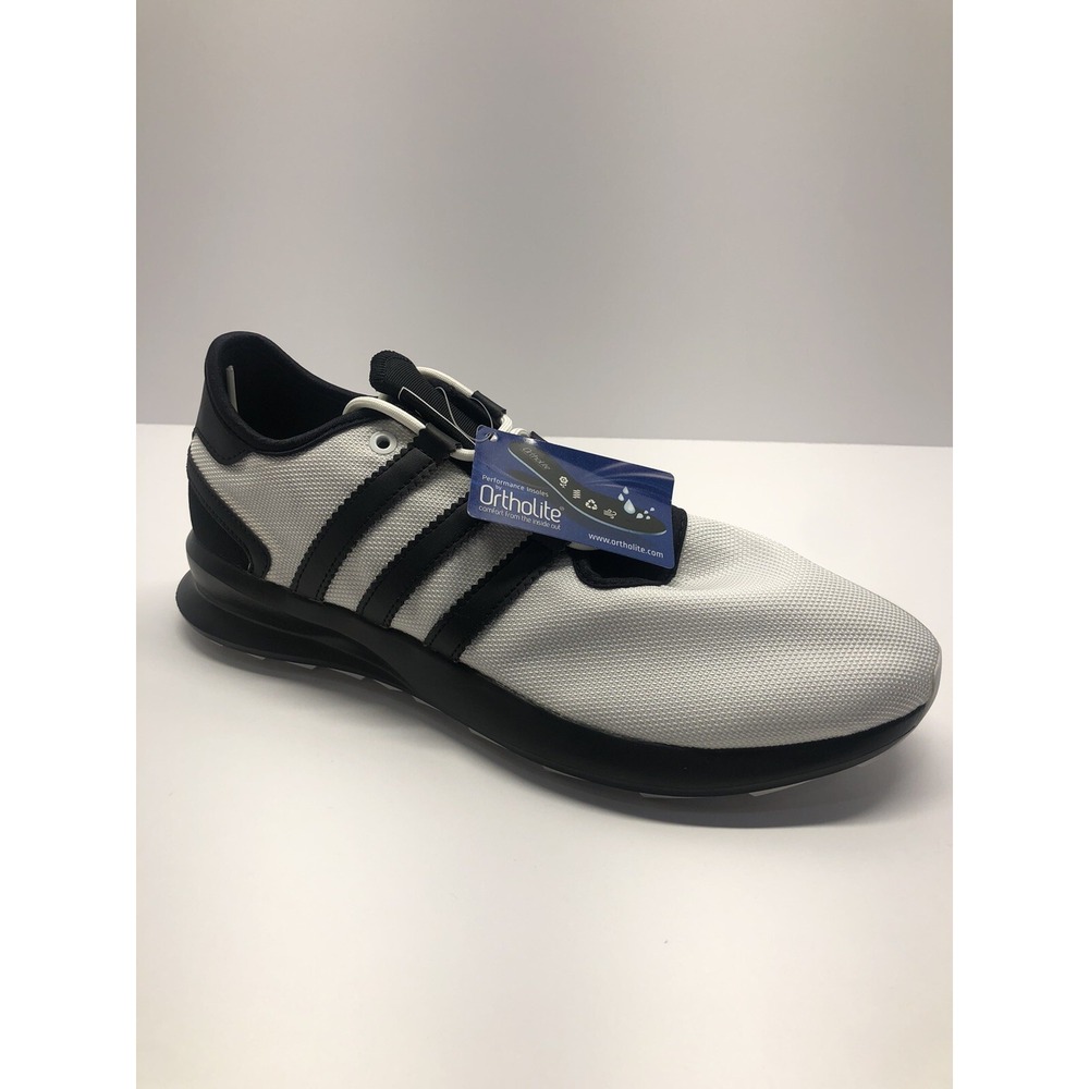 Adidas SL Rise Mens White Black Mesh‎ Athletic Running Shoes Size 10.5